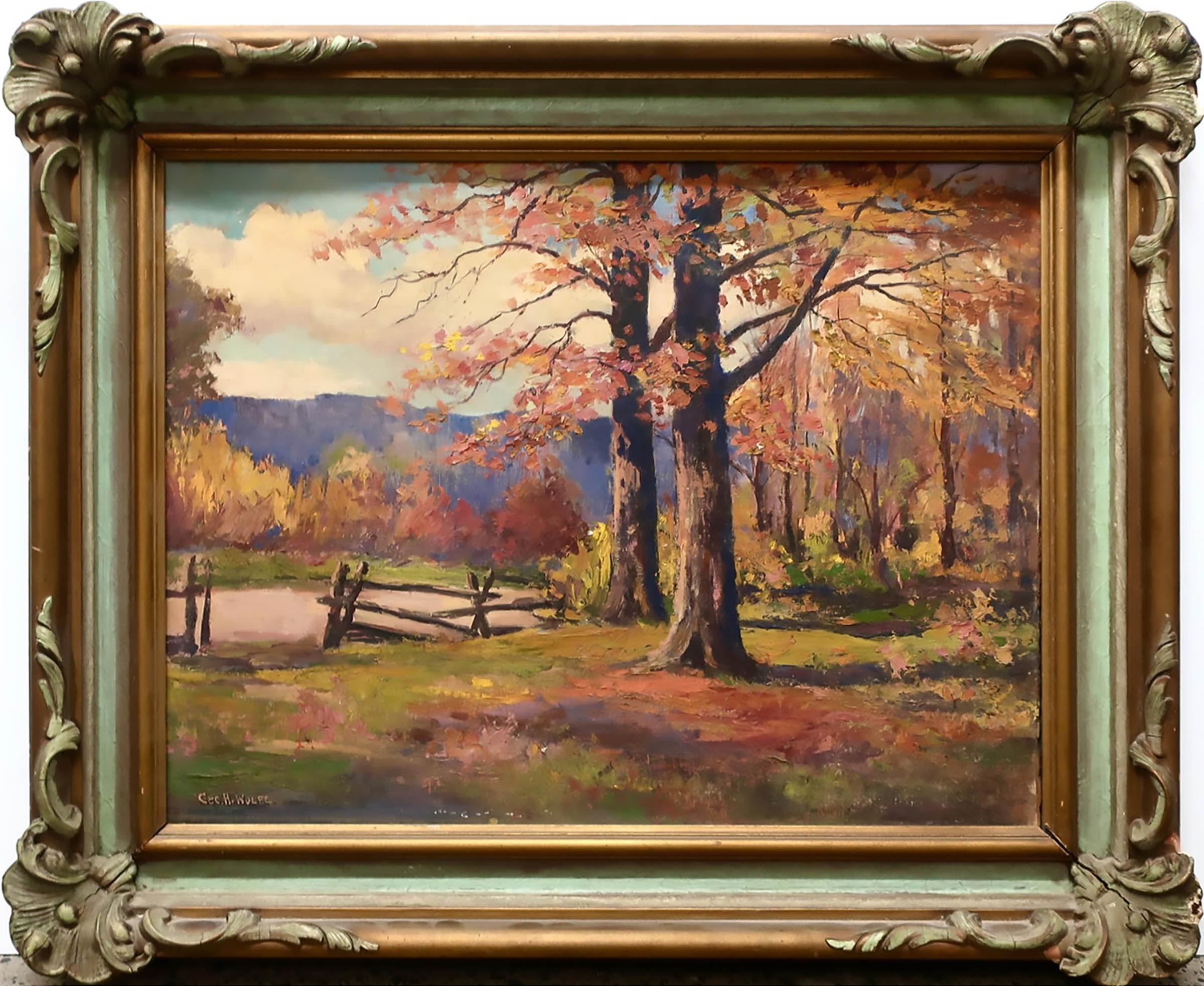 George H. Wolfe (1882-1965) - October Near Guelph, Ont.