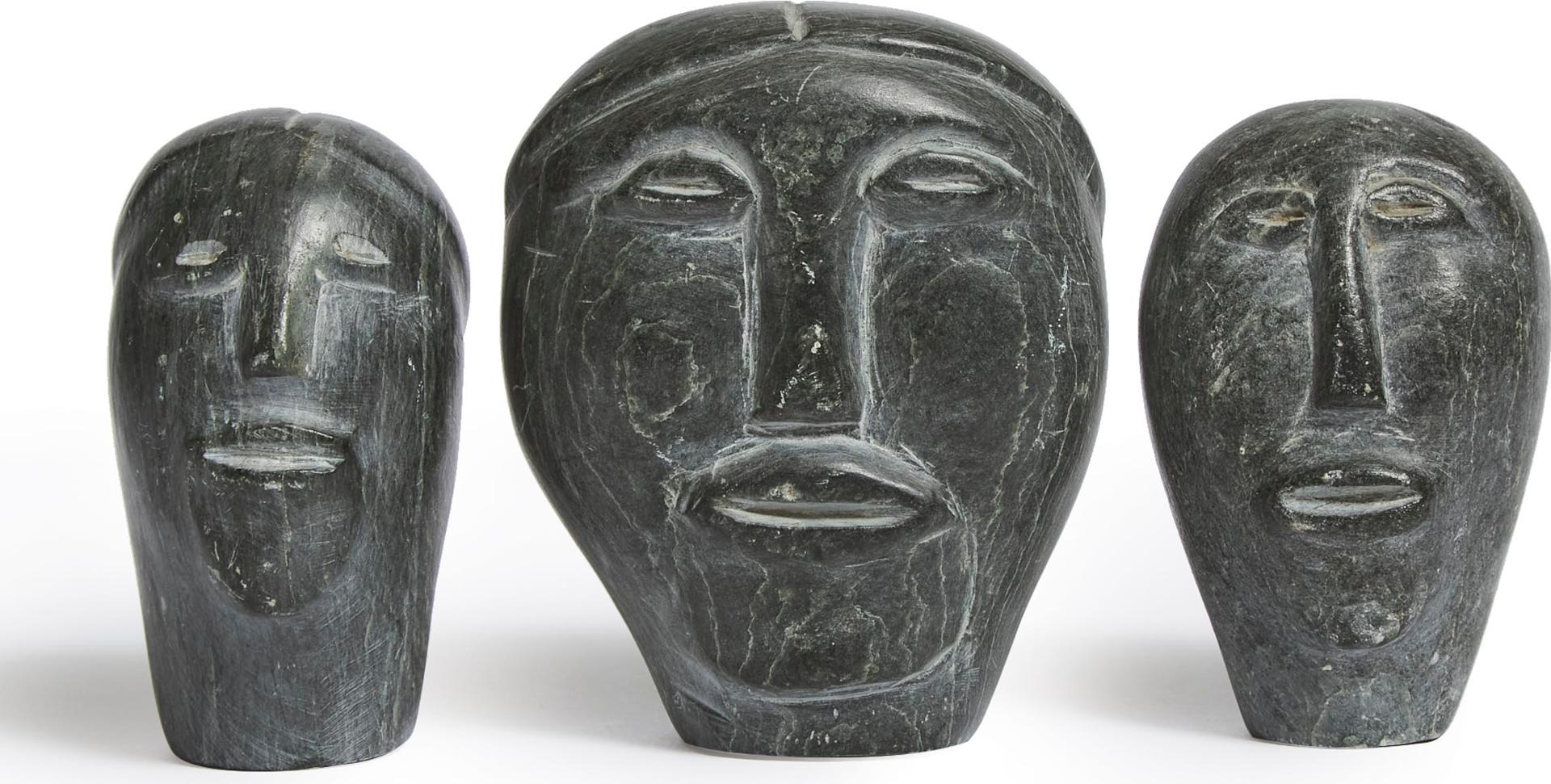 Toona Iqulik (1935-2015) - Three Heads, Ca. 1965