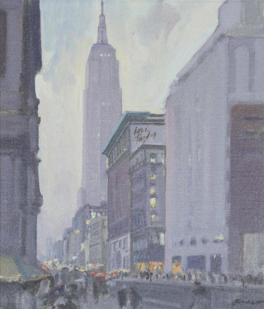 Peter Maxwell Ewart (1918-2001) - Fifth Avenue N.Y.C.