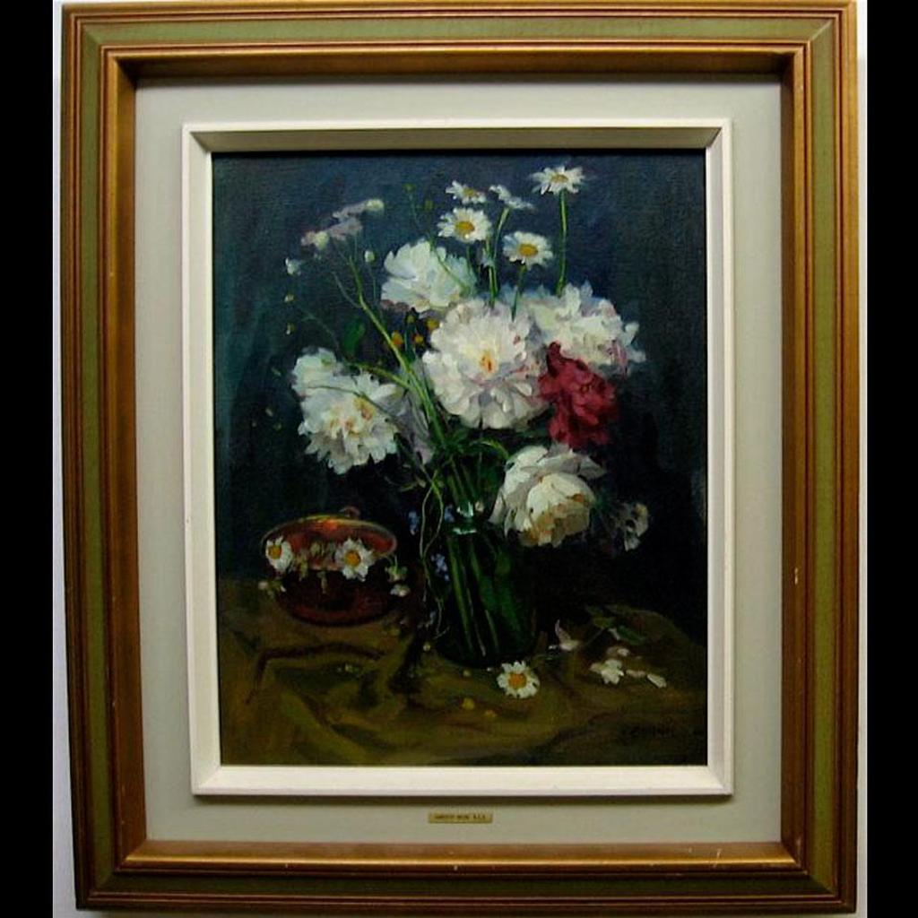 Umberto Bruni (1914-2021) - Still Life - Vase Of Flowers And Pot