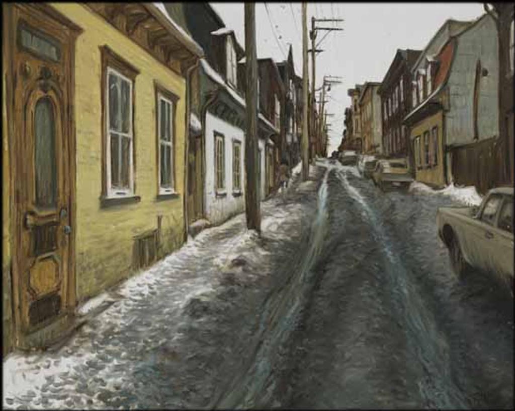 John Geoffrey Caruthers Little (1928-1984) - Une Journée des Mars, Rue Latourelle, Quebec
