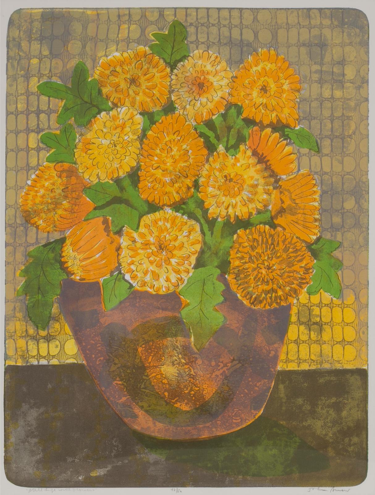 John Harold Thomas Snow (1911-2004) - Still Life With Flowers