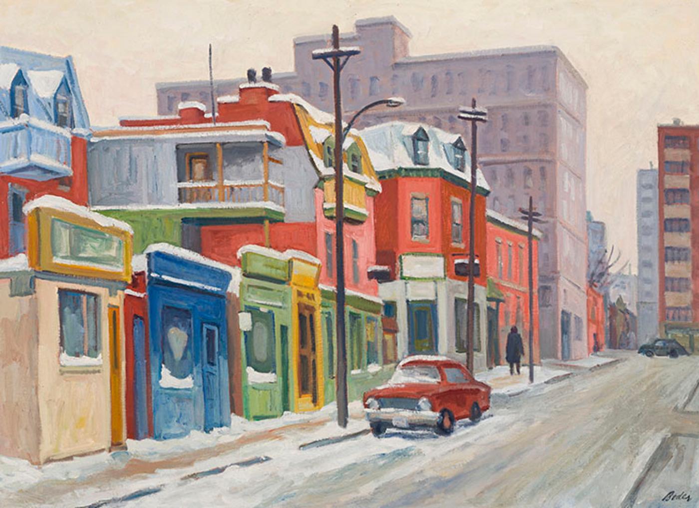 Jack Beder (1910-1987) - Prince Arthur Street, Winter