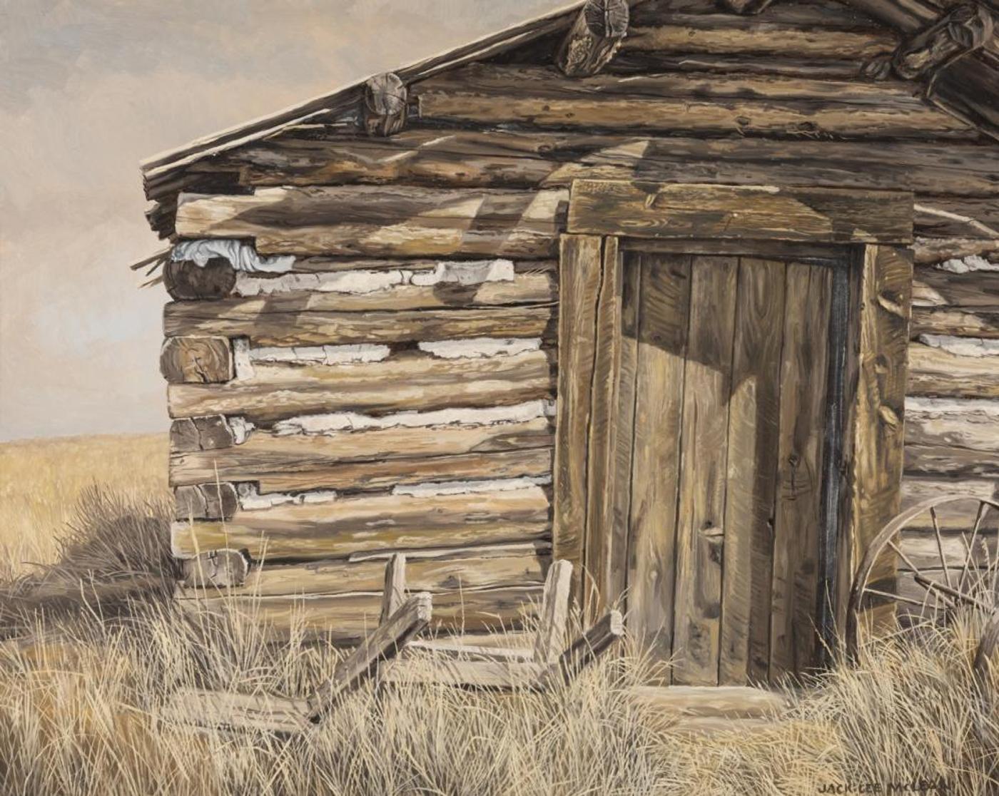 Jack Lee McLean (1924-2003) - Old Cabin