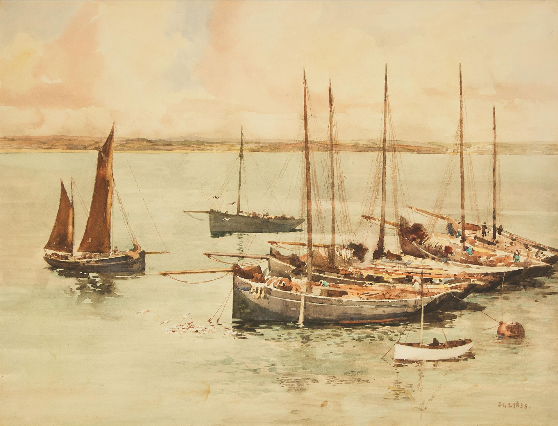 John Gutteridge Sykes - Sailboats