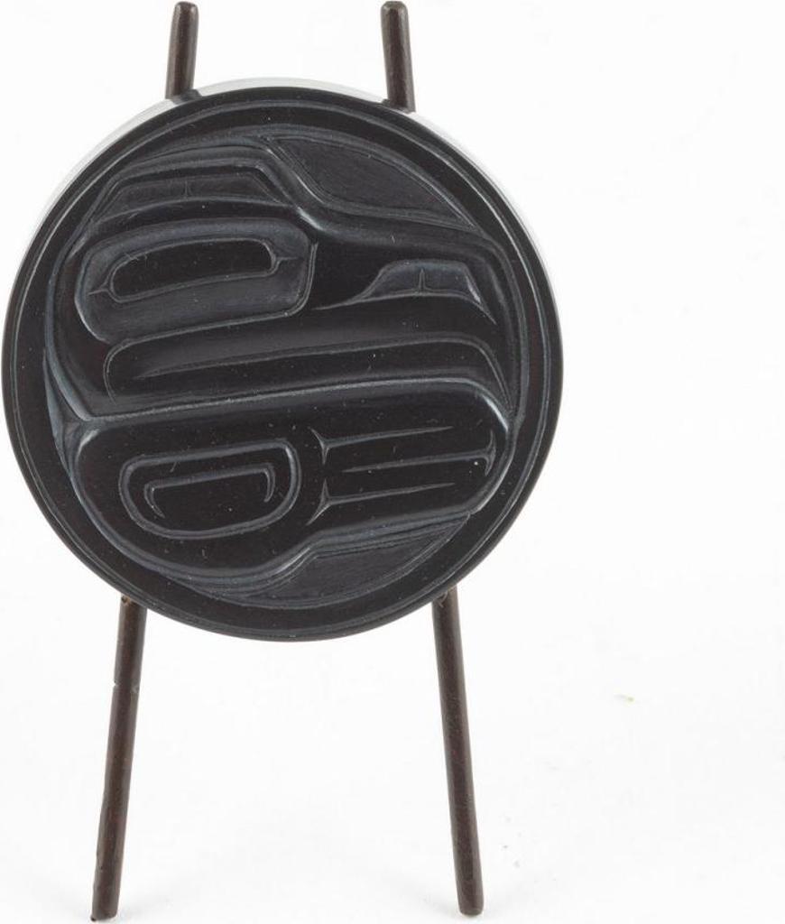 Keith Kerrigan - a carved argillite disk in the form of Eagle