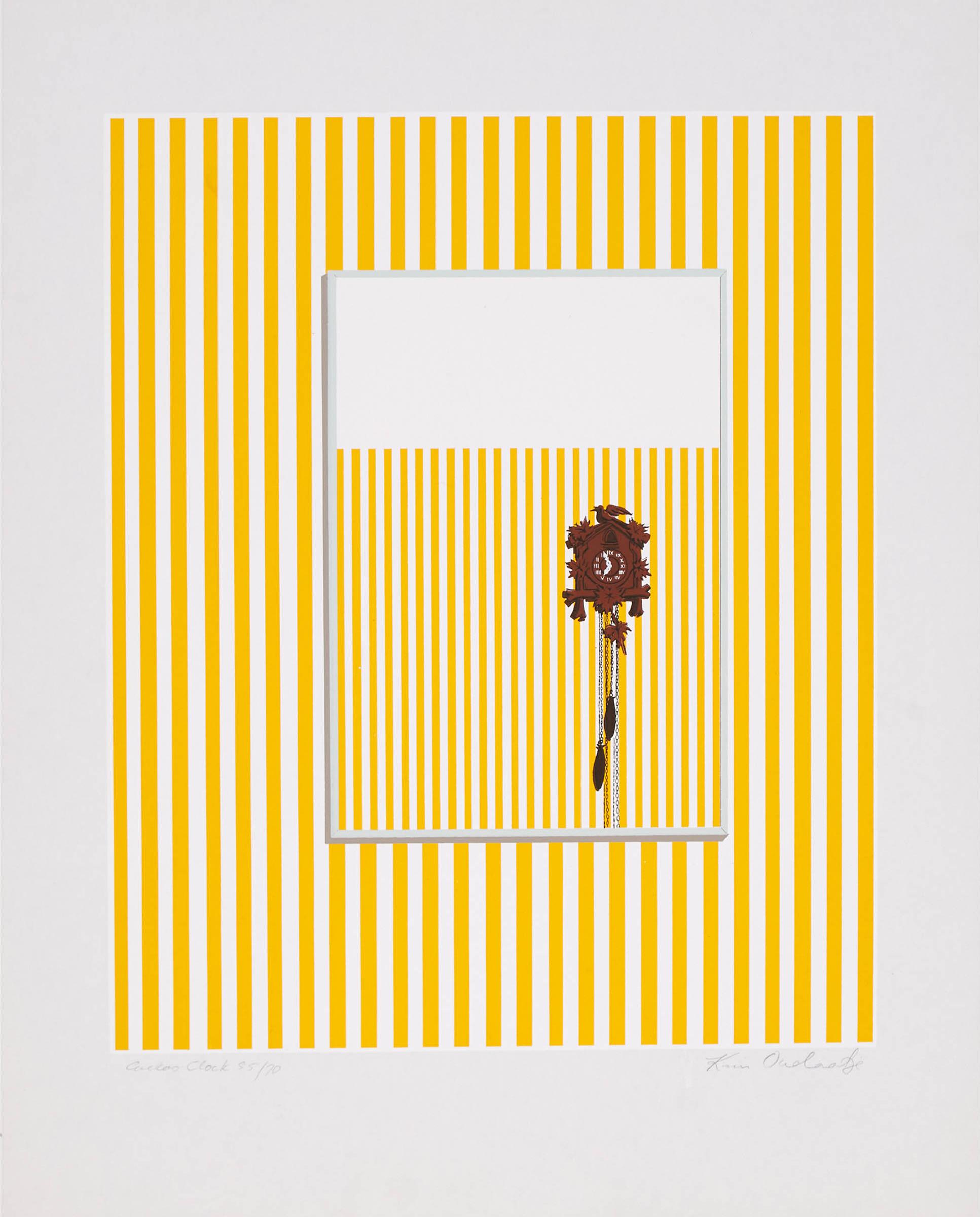 Kim Ondaatje (1928) - Cuckoo Clock (Piccadilly Series), 1971