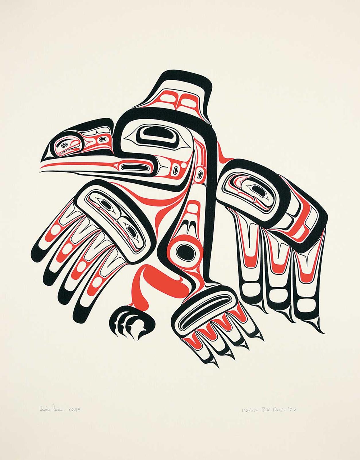 Bill (William) Ronald Reid (1920-1998) - Haida Raven #116/450