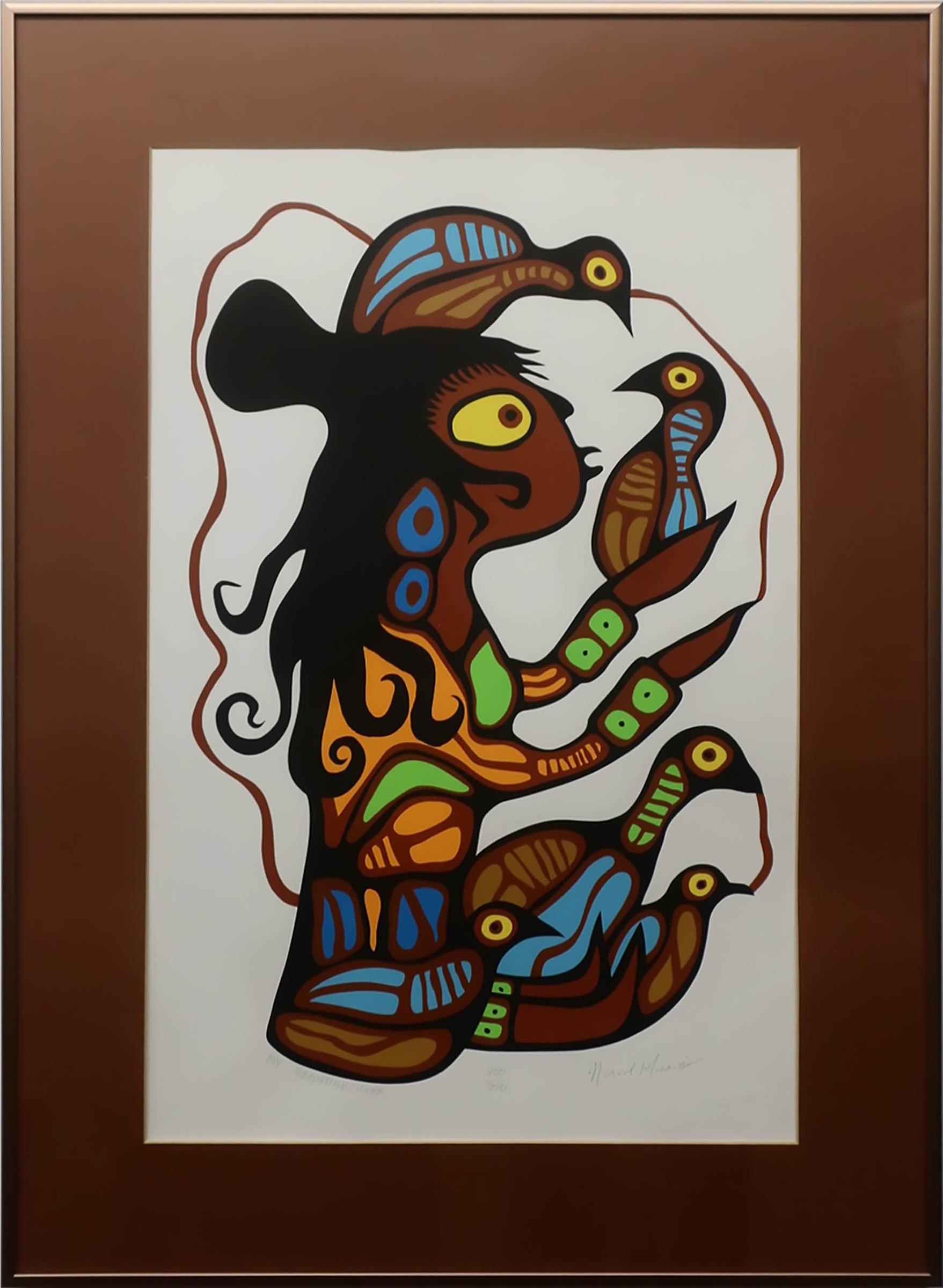Norval H. Morrisseau (1931-2007) - My Grandaughter (Sic)