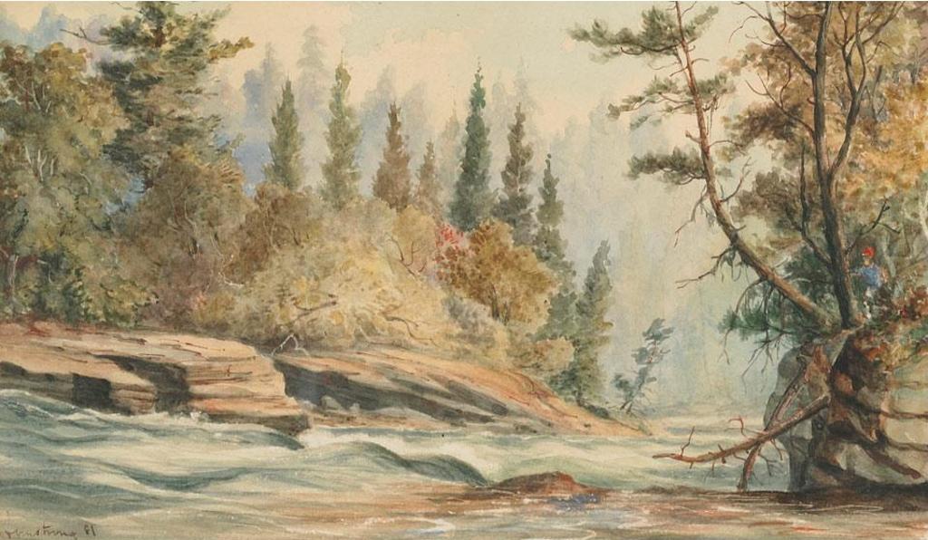 William Armstrong (1822-1914) - On The Kaminiskiquia River