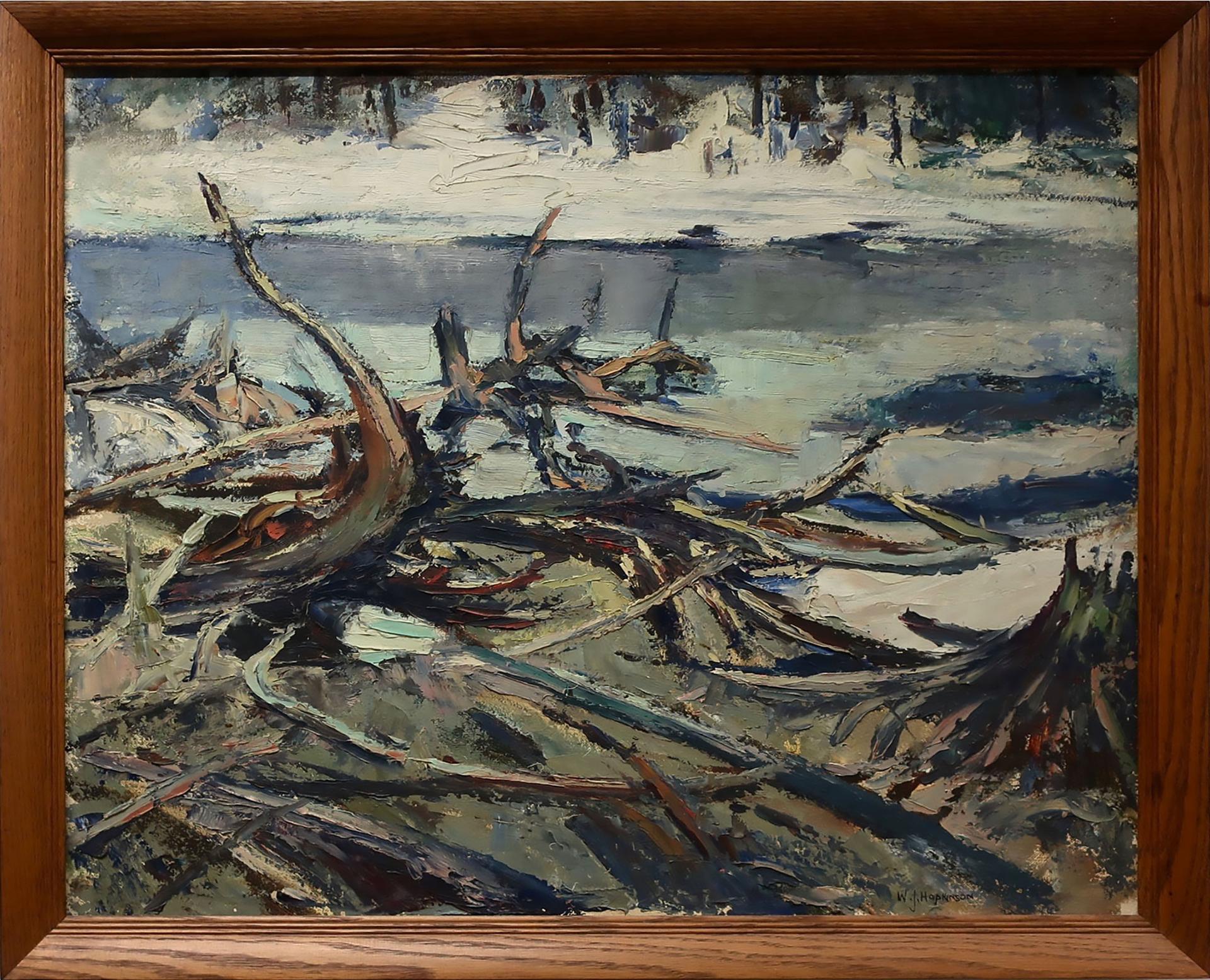 William John Hopkinson (1887-1970) - Shoreline - Eagle Lake - Haliburton