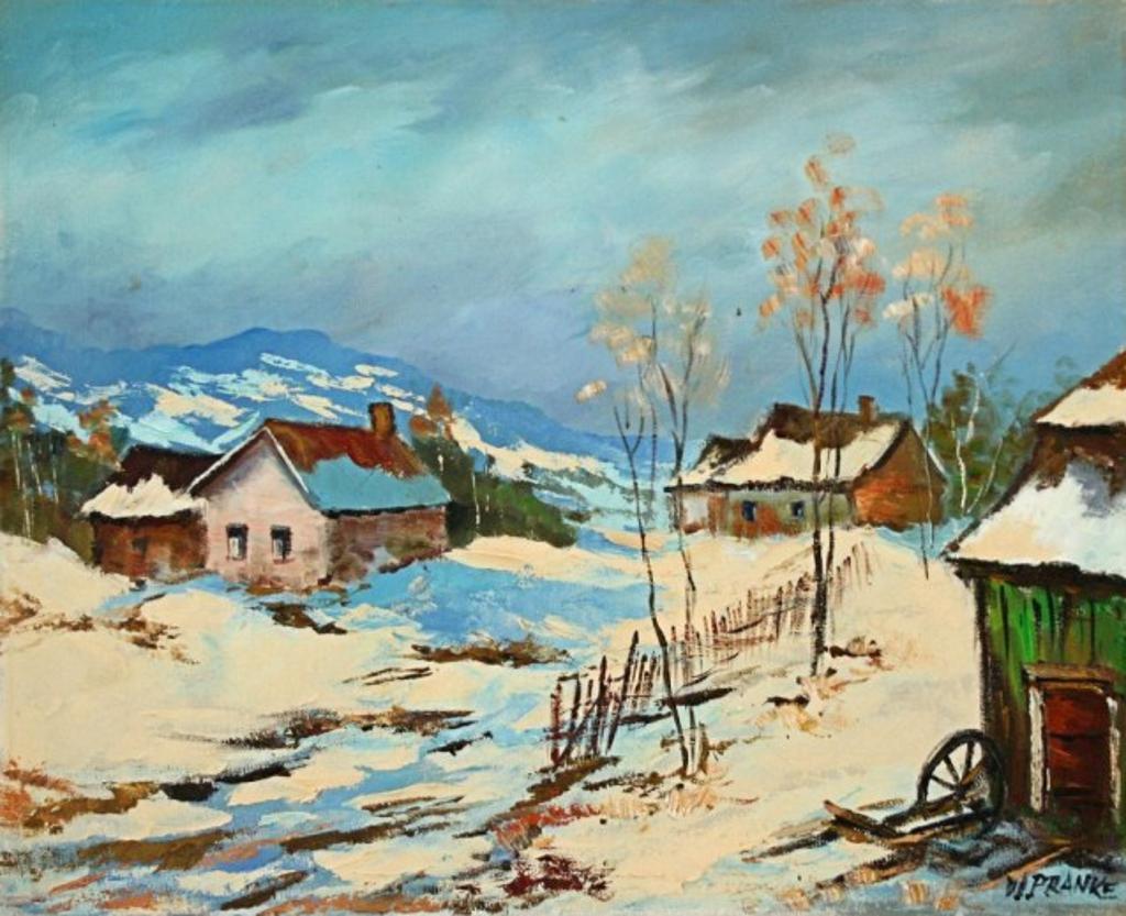Walter Wenzel Pranke (1925) - Winter Landscape
