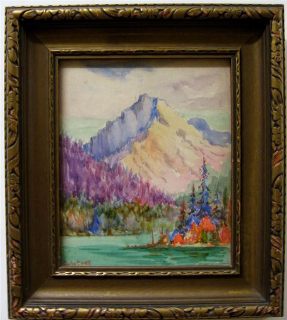 Emily Louise (Orr) Elliott (1867-1952) - River & Mountain Study
