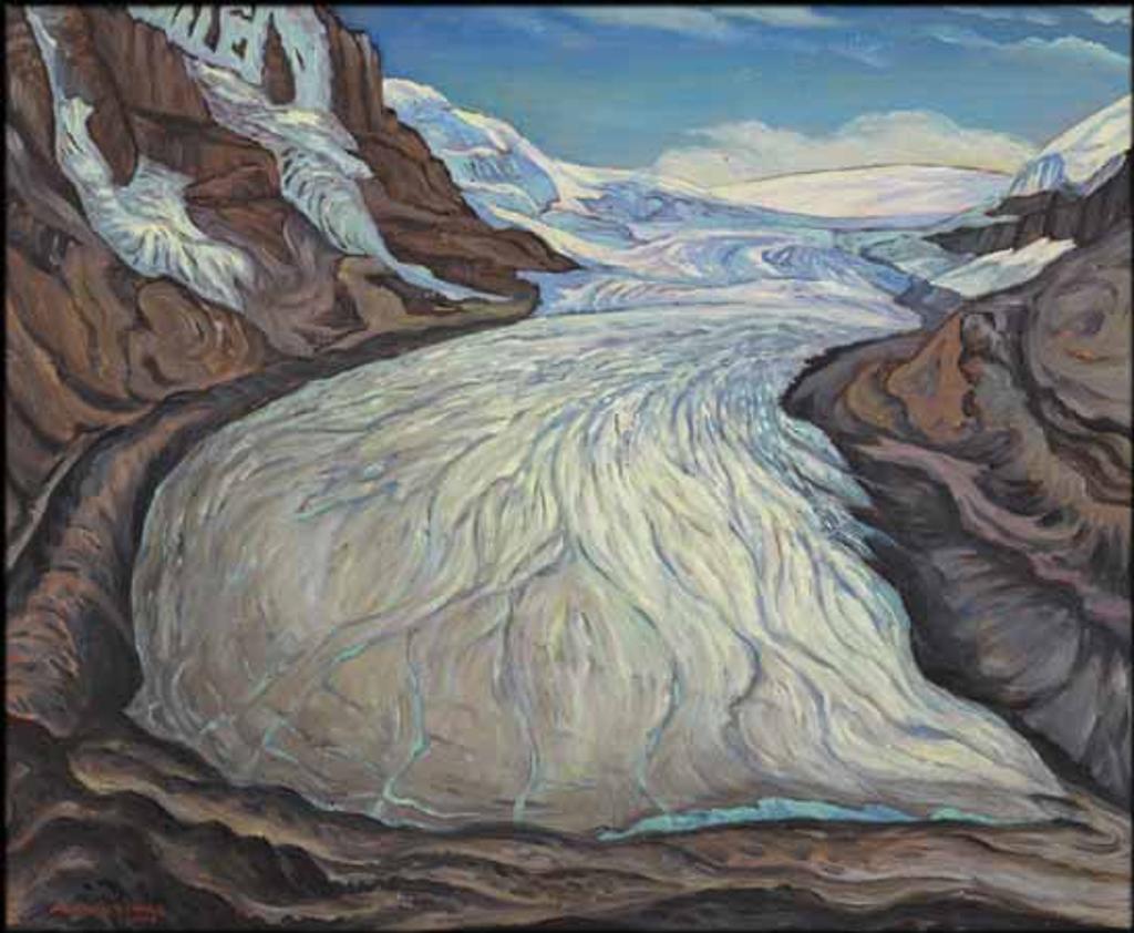James (Jock) Williamson Galloway MacDonald (1897-1960) - Athabasca Glacier, Columbia Ice Field, Alberta