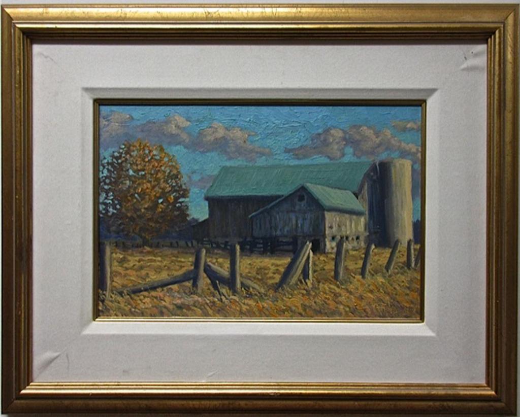 Norman Richard Brown (1958-1999) - The Old Barn In Whitevale, Ont.