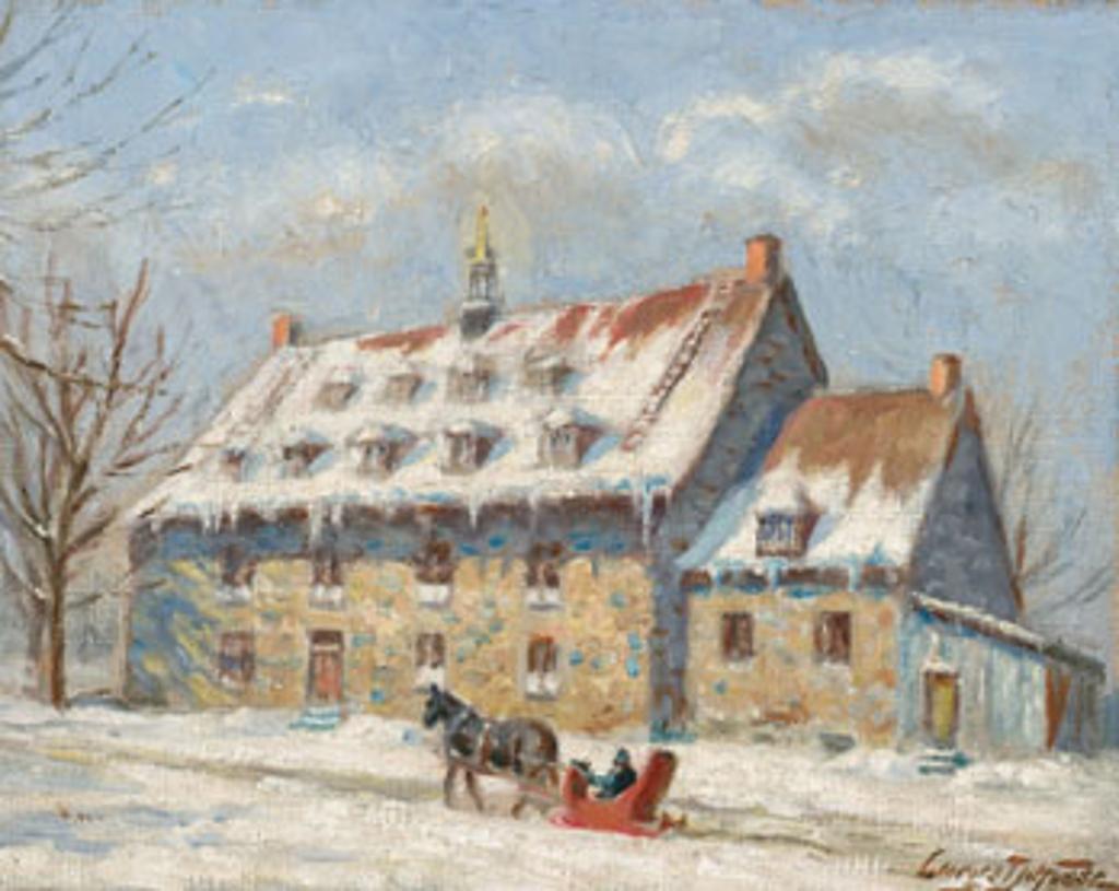 Georges Marie Joseph Delfosse (1869-1939) - Paysage d'hiver