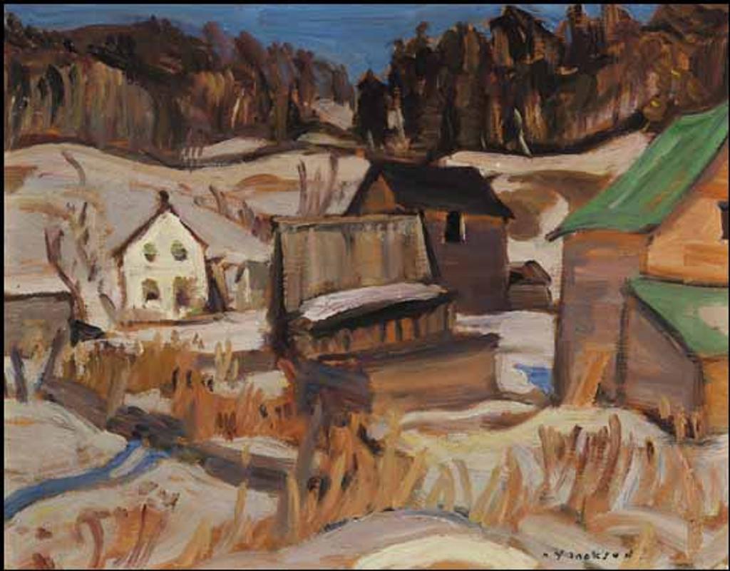 Alexander Young (A. Y.) Jackson (1882-1974) - Sainte-Marie ~ Please note this work is withdrawn from the sale.