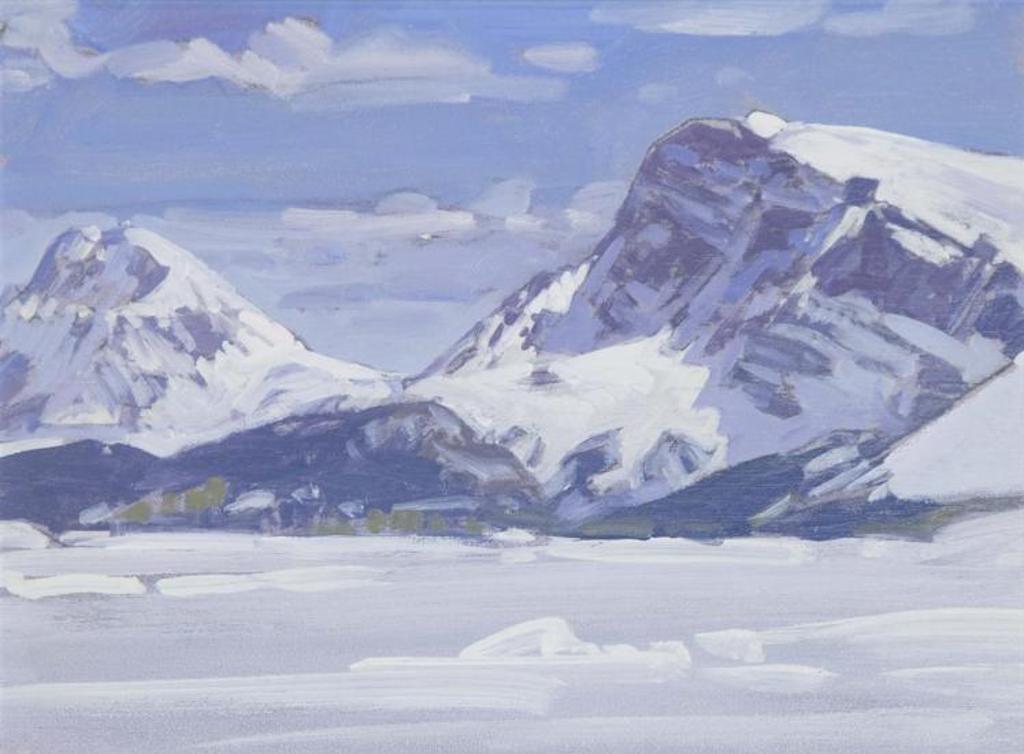 Peter Maxwell Ewart (1918-2001) - Bow Lake in Winter