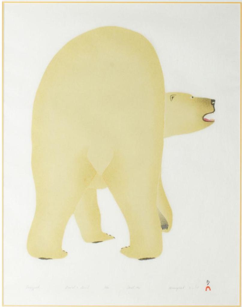 Kananginak Pootoogook (1935-2010) - Angujjauk (Biggest Bear)