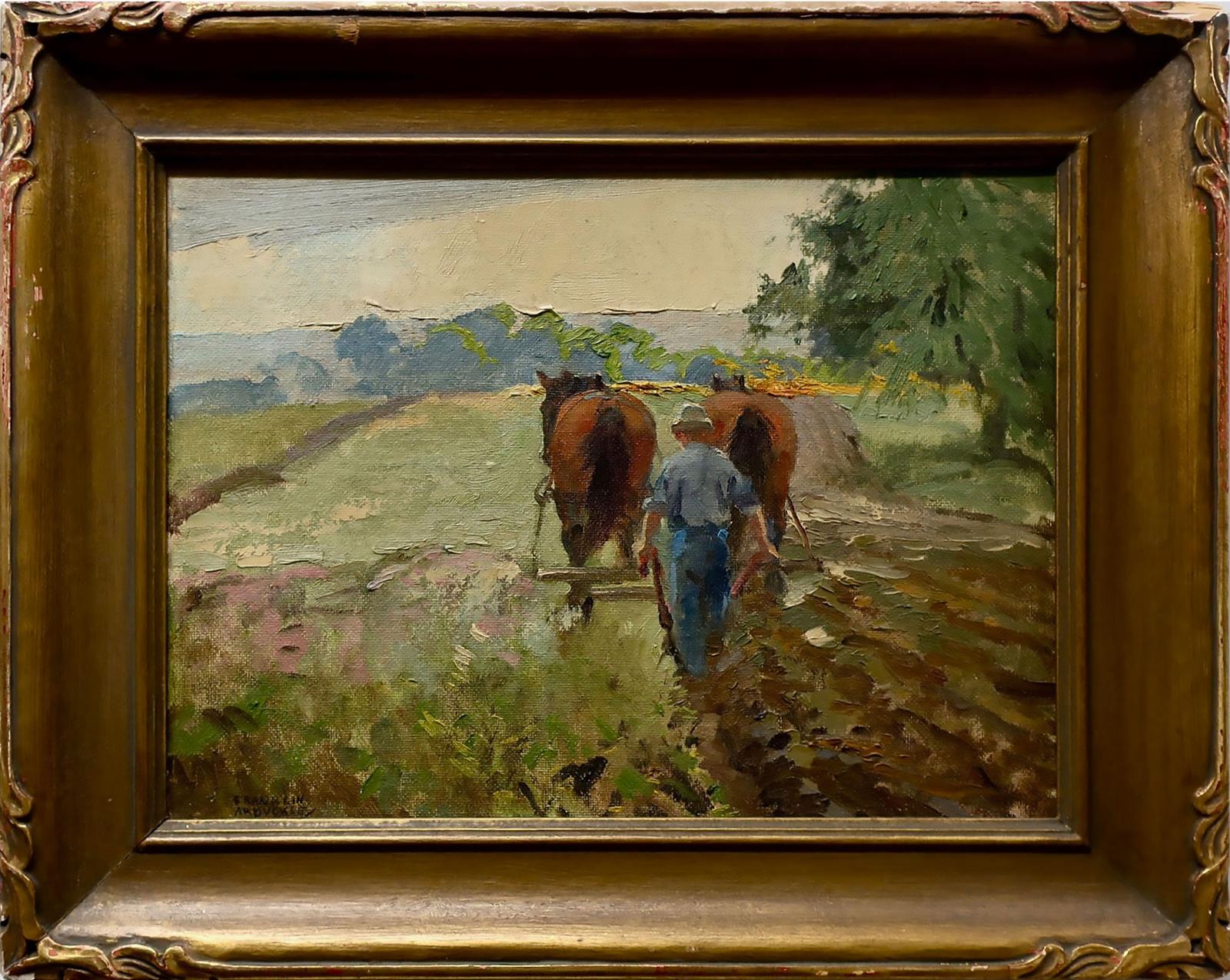 George Franklin Arbuckle (1909-2001) - Summer Fallowing