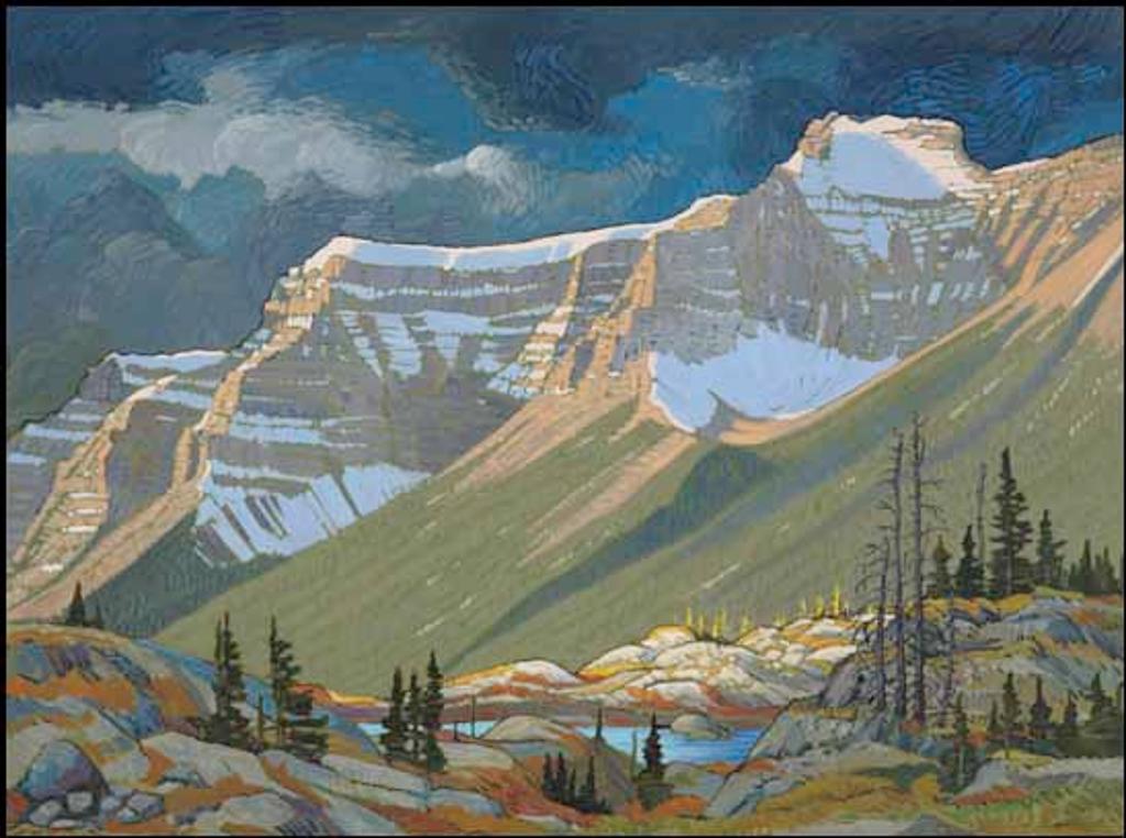 Nicolas Johannes Bott (1944-2021) - Approaching Storm - Rocky Mountains