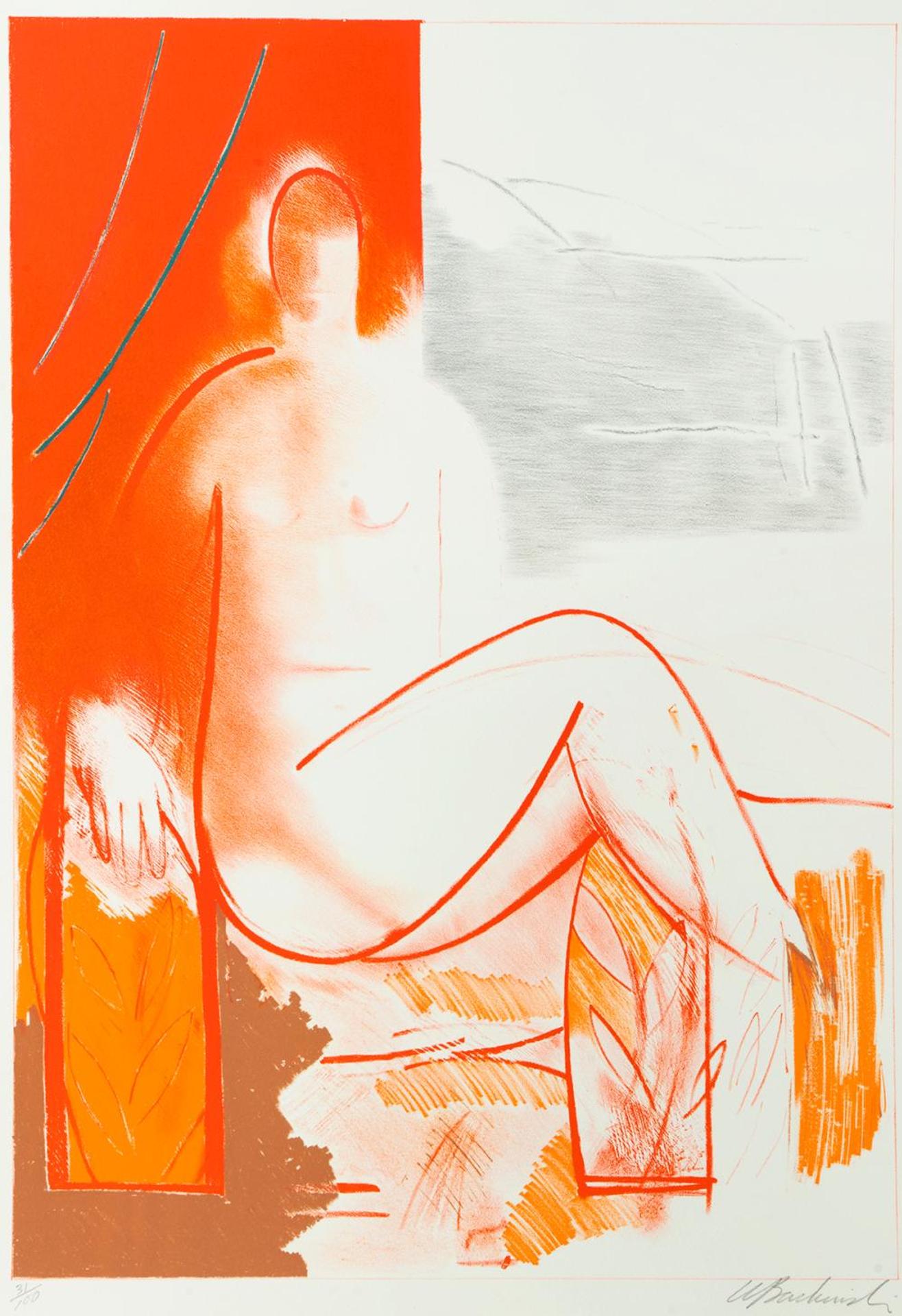 Walter Joseph Gerard Bachinski (1939) - Seated Nude