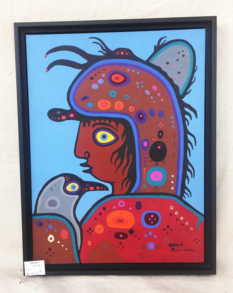 David Alfred Morrisseau (1961) - Shaman with Eagle