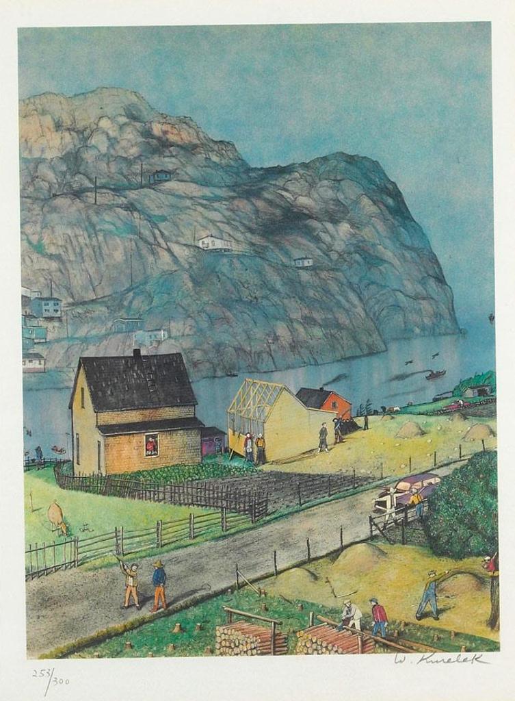 William Kurelek (1927-1977) - A Collection Of Four Works Depicting Canadian Scenes, 1974