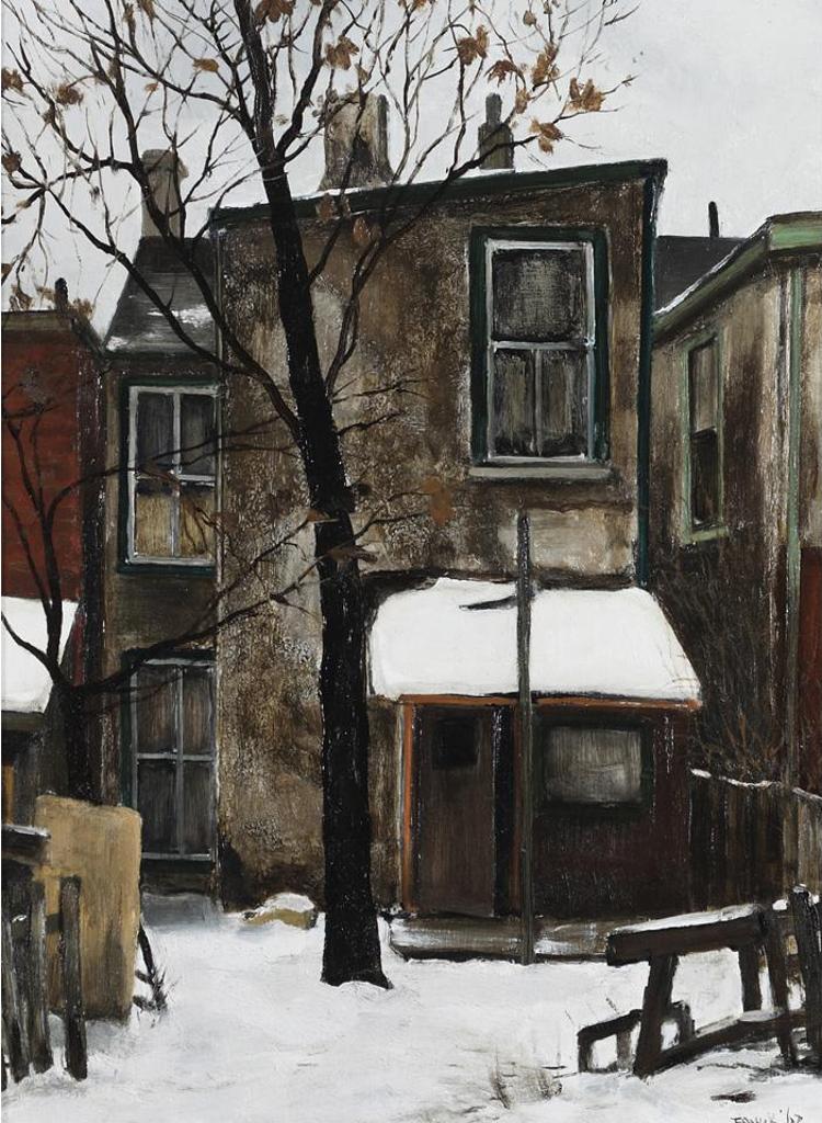 Albert Jacques Franck (1899-1973) - Backyard On Bleeker Street