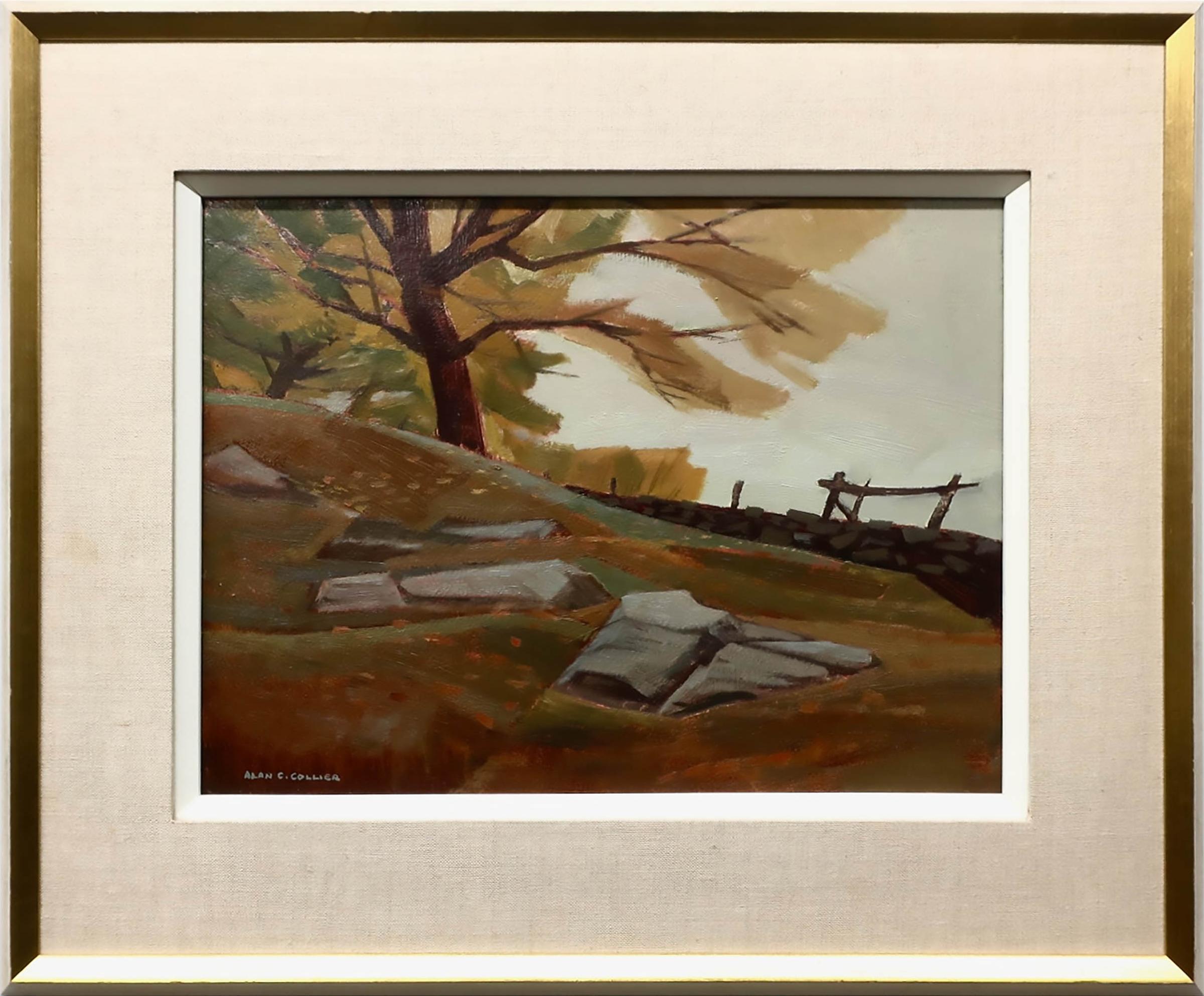 Alan Caswell Collier (1911-1990) - Schweig's Farm Combermere, Ont. (Autumn Hillside)