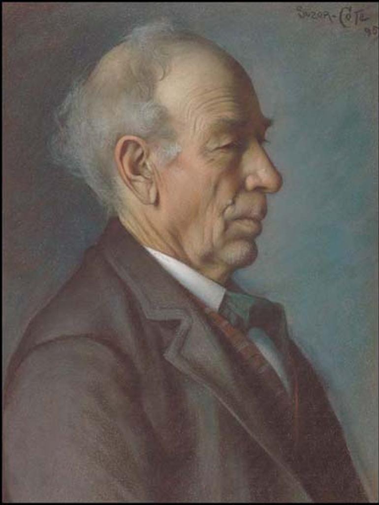 Marc-Aurèle de Foy Suzor-Coté (1869-1937) - Monsieur Duhamel, The Village Notary and Guide