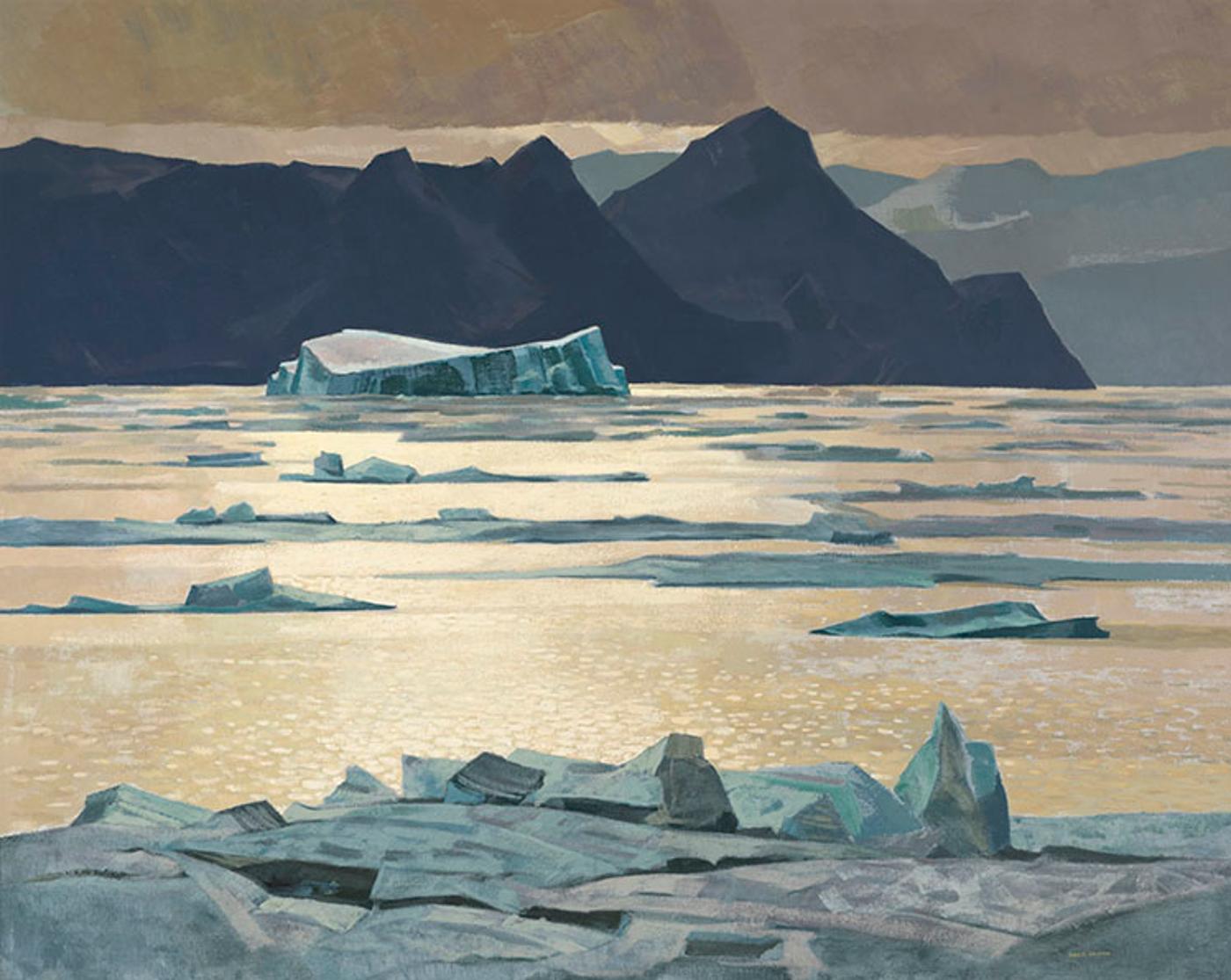 Alan Caswell Collier (1911-1990) - Evening, Frobisher Bay