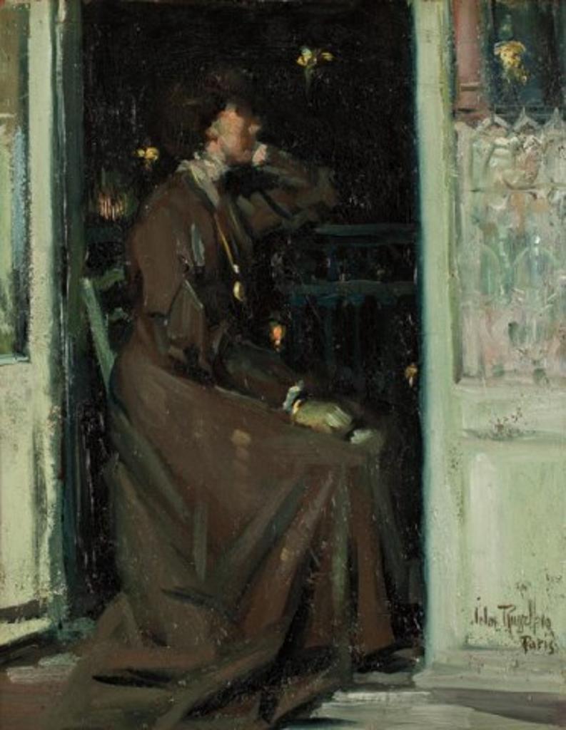 John Wentworth Russell (1879-1959) - Waiting at the Window