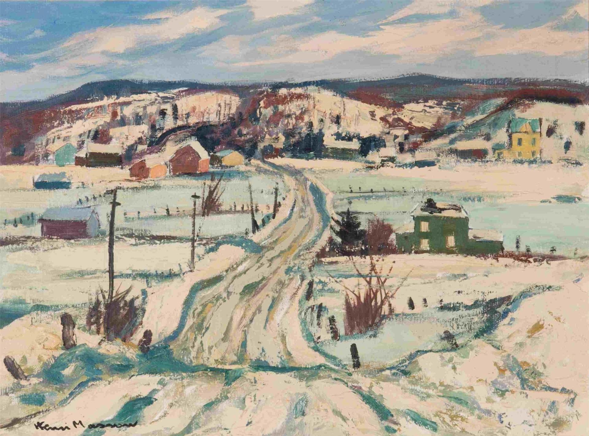 Henri Leopold Masson (1907-1996) - Road to Ripon, Quebec
