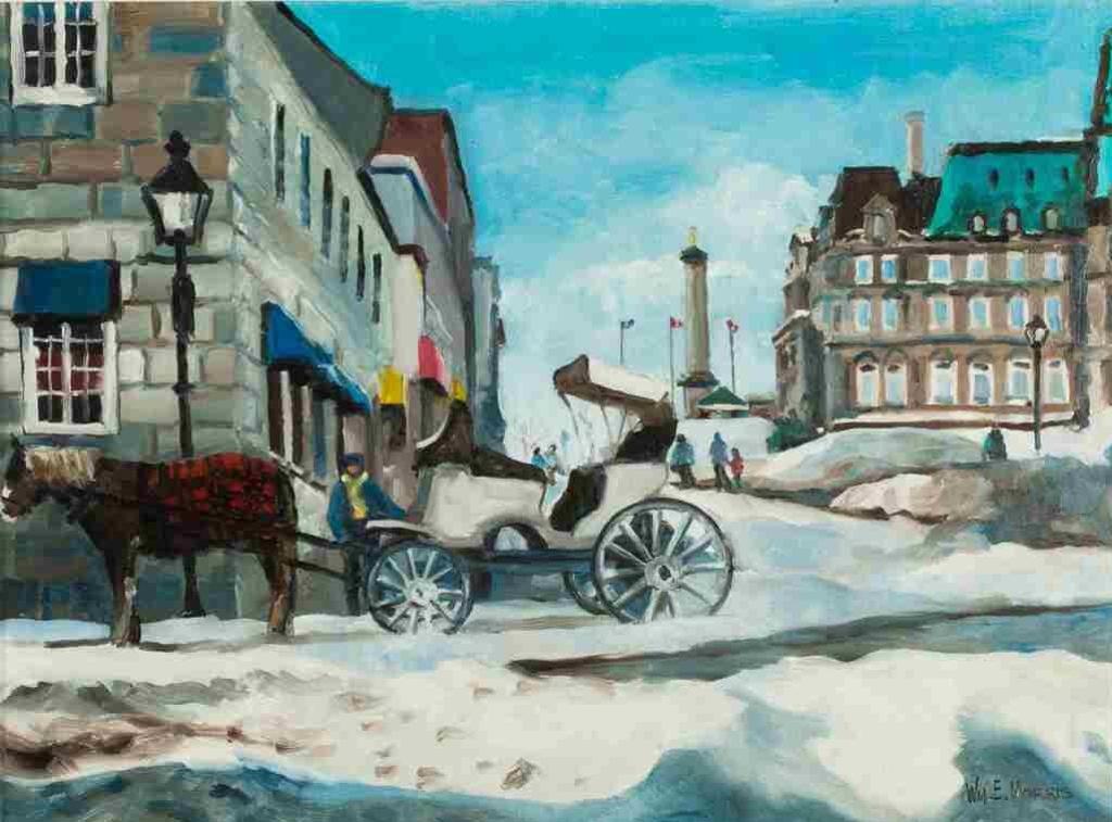 William E. Morris (1935) - Caleche, Place Jacques-Cartier