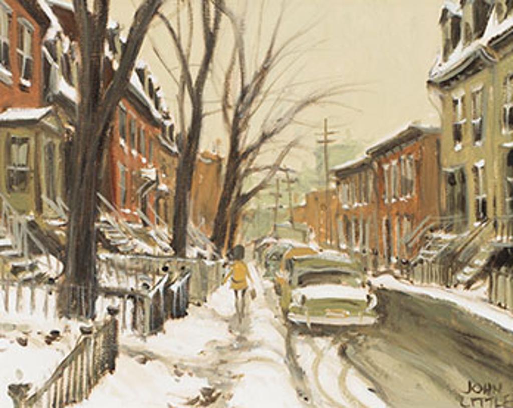 John Geoffrey Caruthers Little (1928-1984) - Rue Lusignan, St. Henri, Montreal