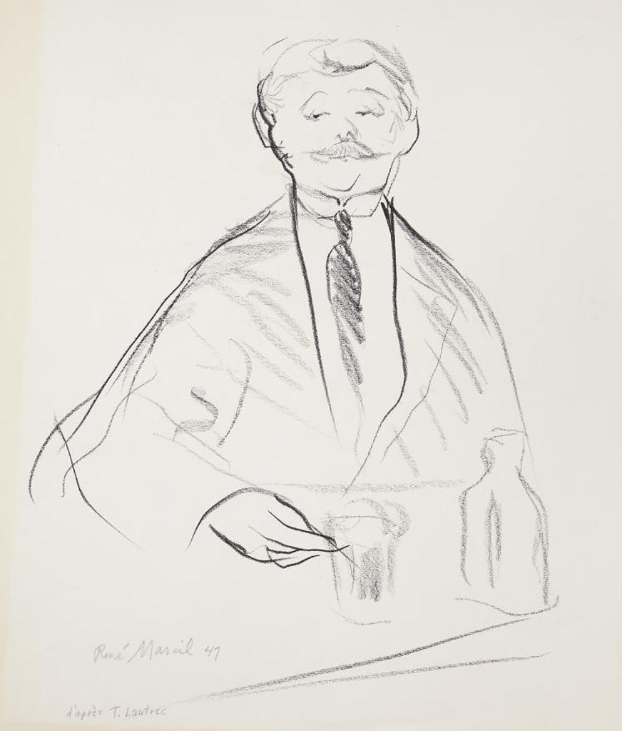 Rene Marcil (1917-1993) - d'apres T. Lautrec