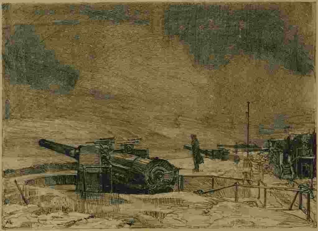 Arthur Lismer (1885-1969) - Harbour Defence- Winter