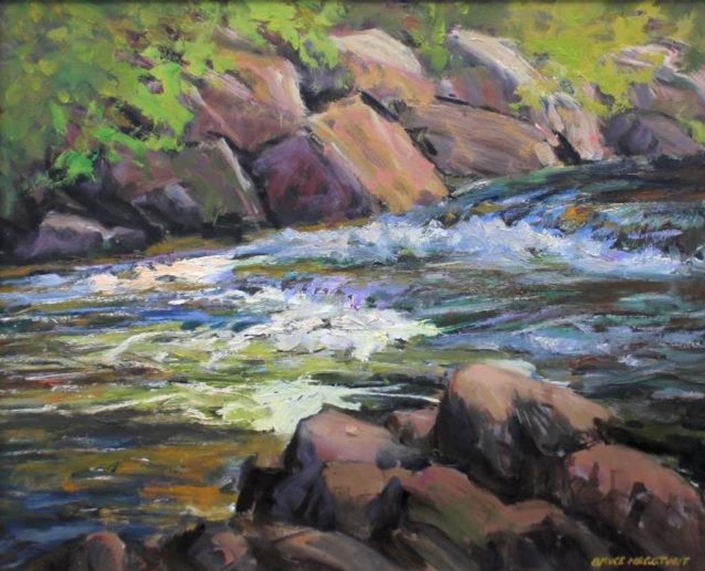 Bruce Allen Heggtveit (1917-2002) - Rapids Lapeche River, Gatineau Park