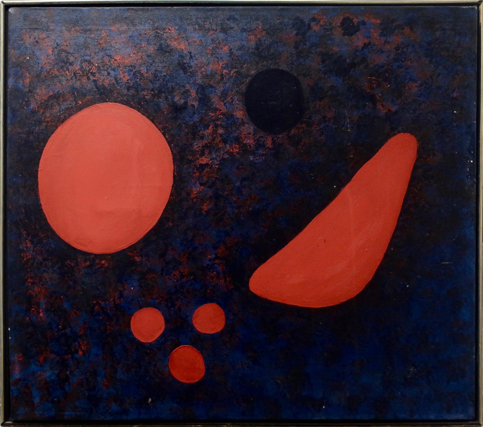 Hazel Harvey - Abstract (Blue And Red)