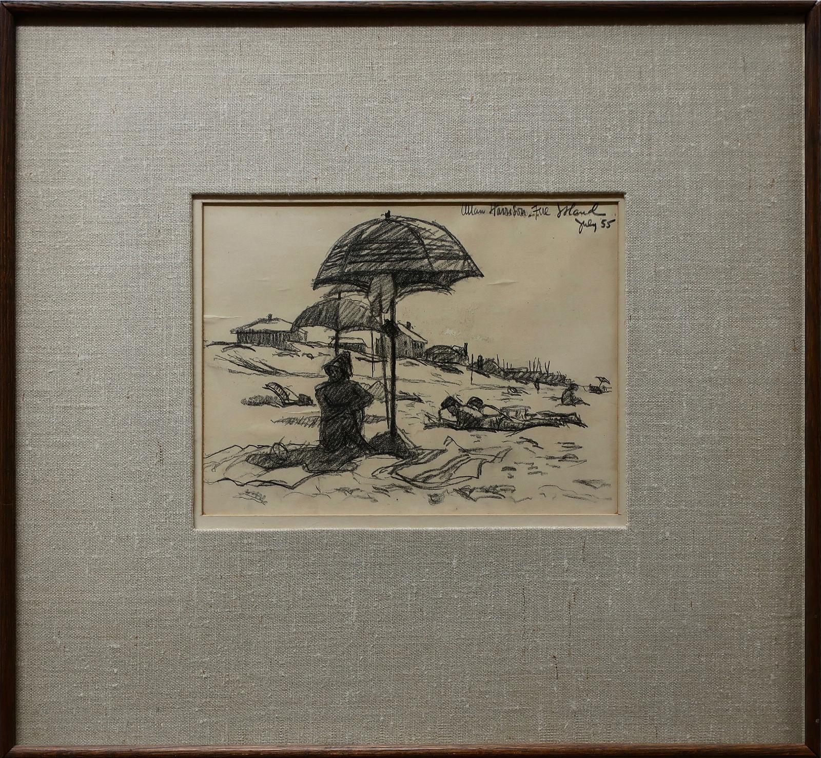 William Allan Harrison (1911-1988) - Fire Island (Horse Sketch)
