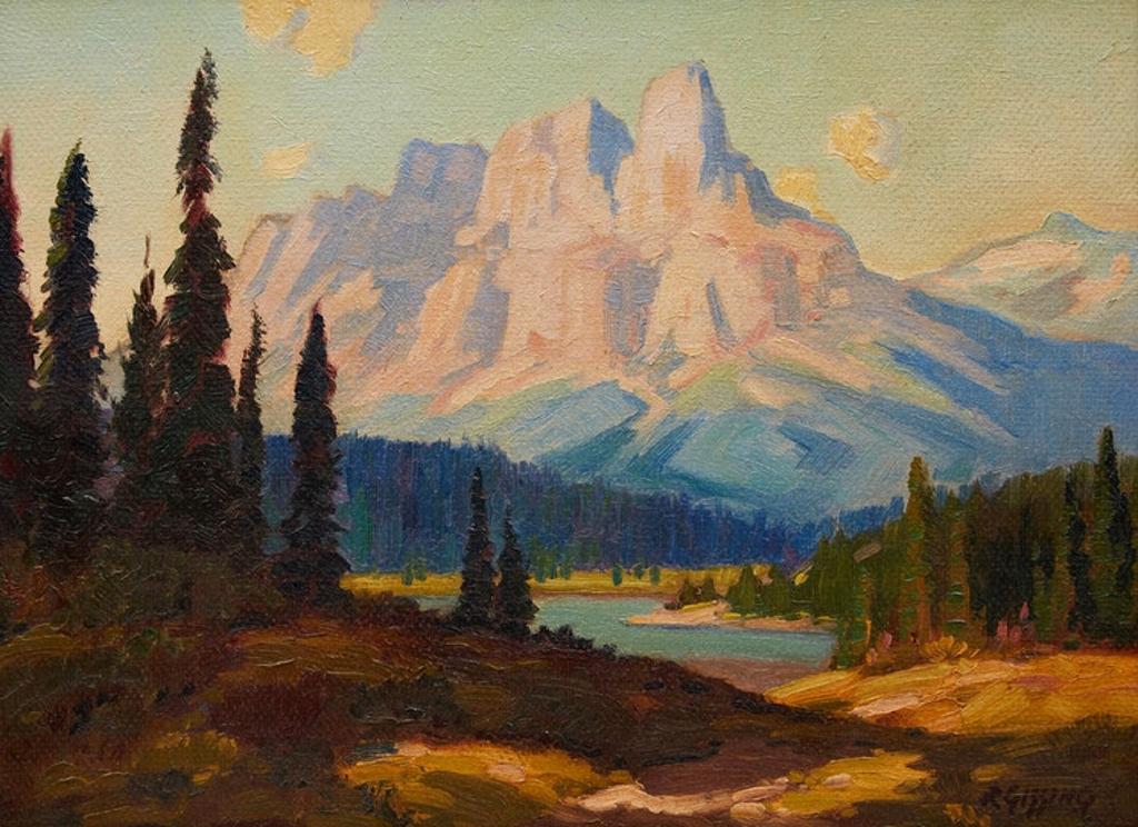 Roland Gissing (1895-1967) - Castle Mountain, Banff National Park