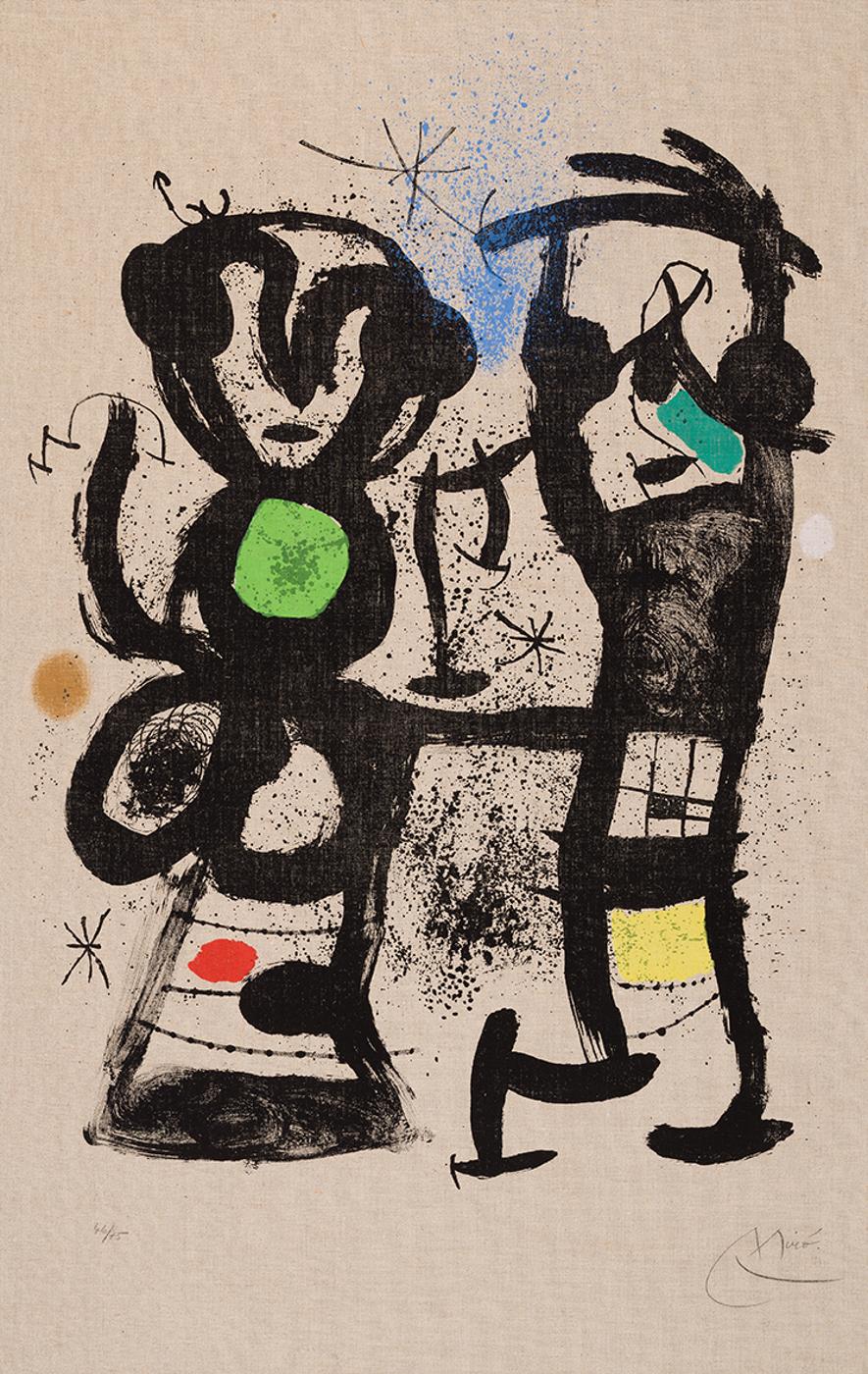 Joan Miró (1893-1983) - La conversation