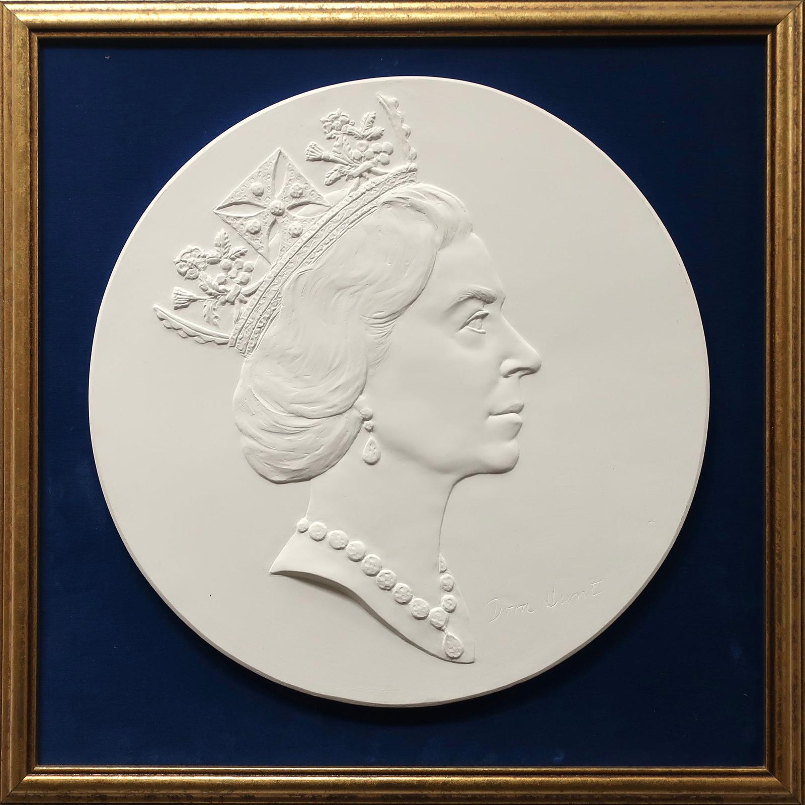 Dora de Pedery-Hunt (1913-2008) - Portrait Of Queen Elizabeth Ii