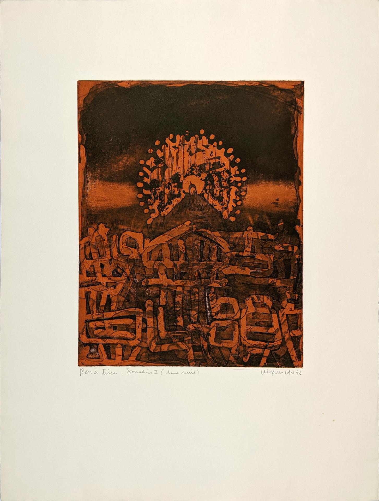 Tin-Yum Lau - Souvenir I (une nuit), 1972