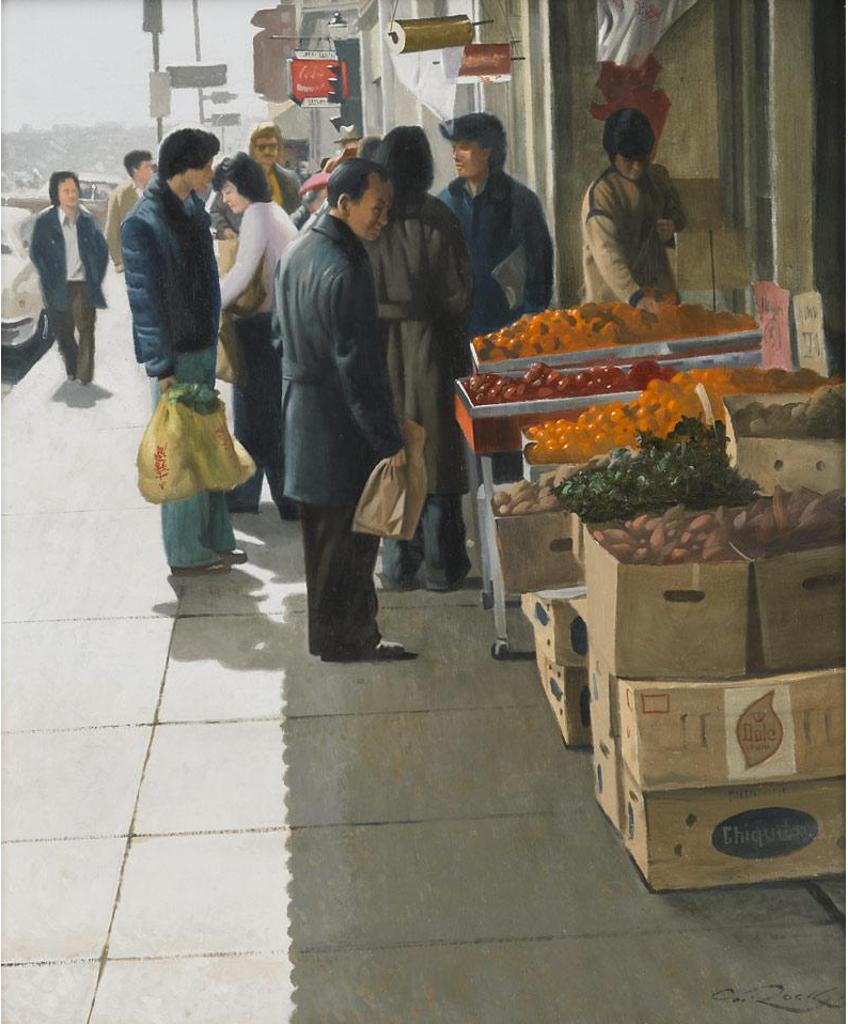 Geoffrey Allan Rock (1923-2000) - Main Street, China Town, Vancouver B.C., 1979