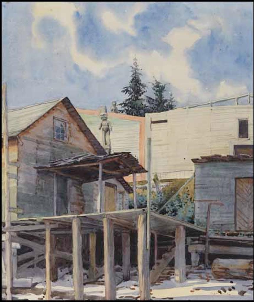 Walter Joseph (W.J.) Phillips (1884-1963) - Karlukwees, BC (Siwash Winter Village)