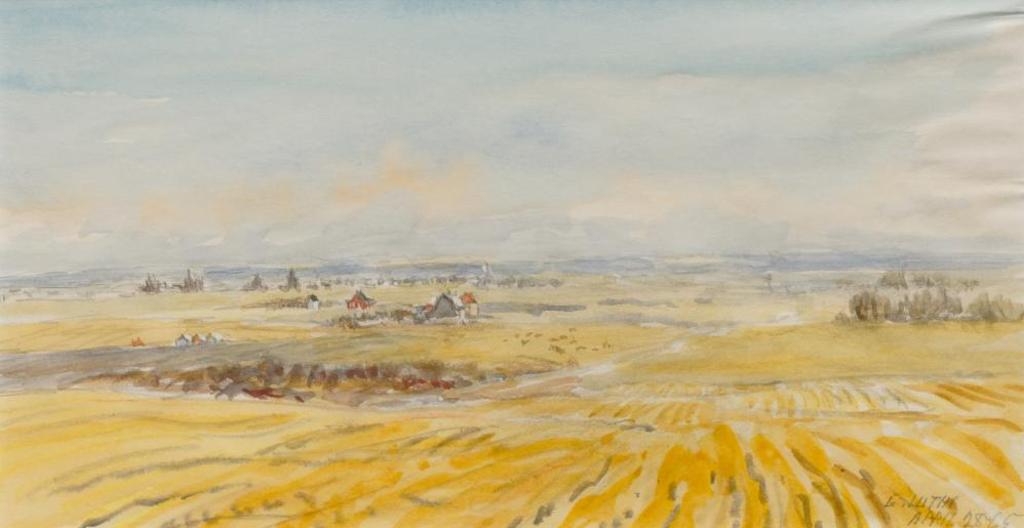 Ernest (Ernie) Luthi (1906-1983) - Untitled - Prairie Fields