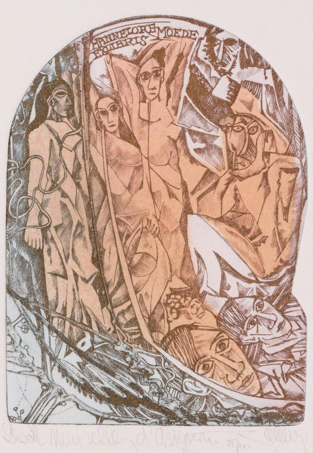 Pavel Hlavaty (1943) - Picasso - Les Demoiselles d'Avignon