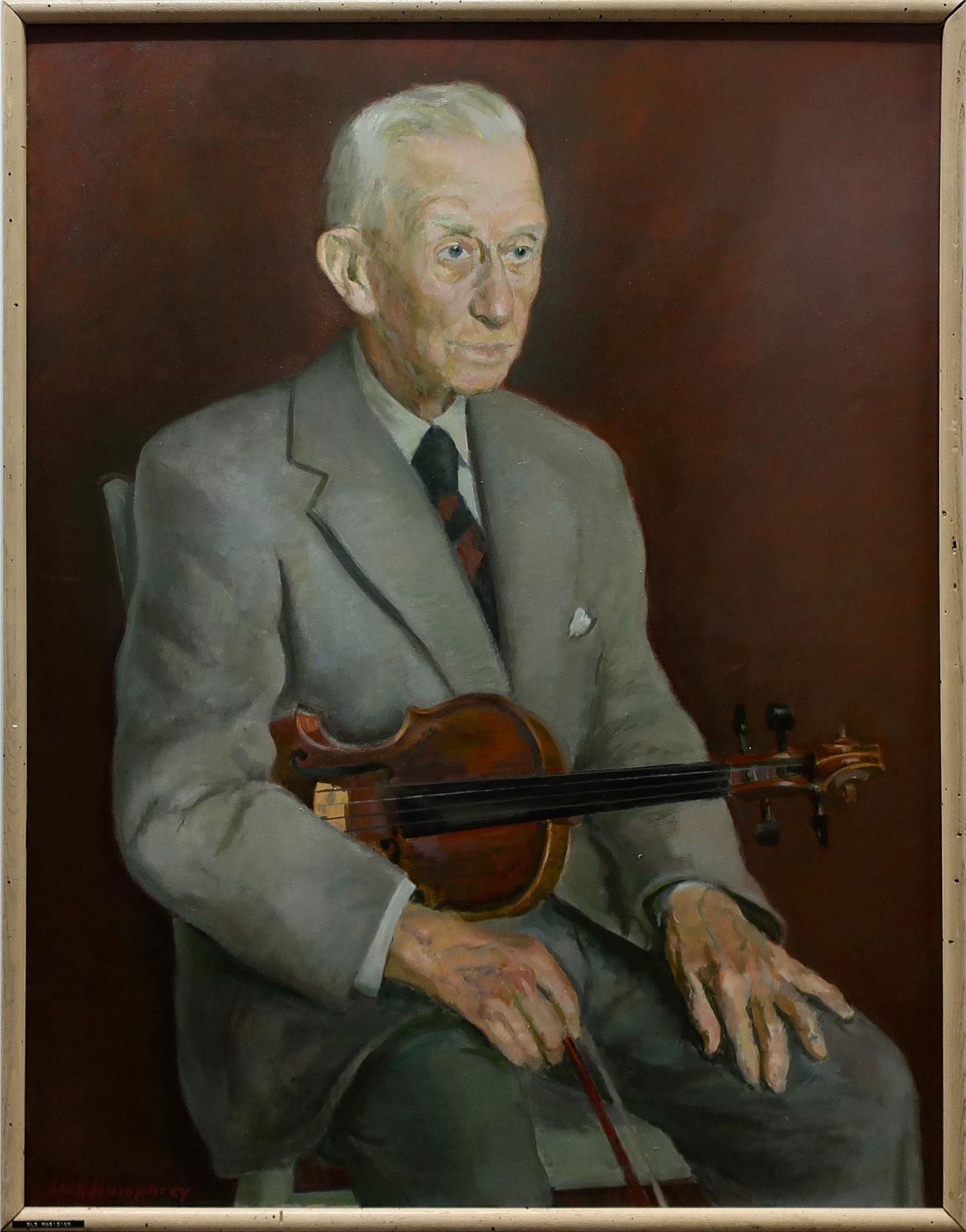 Jack Weldon Humphrey (1901-1967) - Old Musician (Prof. Wm. Bowden)